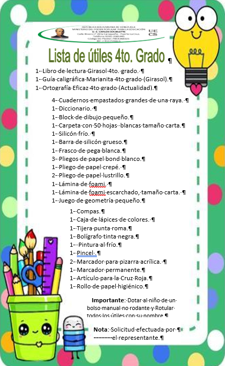 Utiles nivel 4