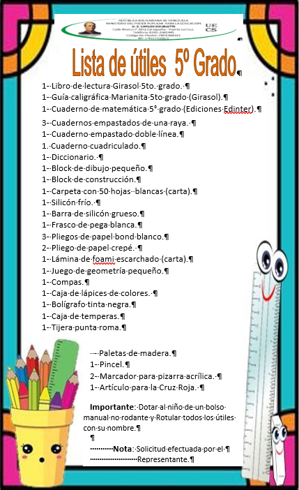 Utiles nivel 5